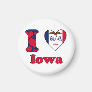I Liebe Iowa Magnet