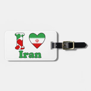 I Liebe Iran Gepäckanhänger
