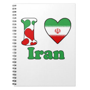 I Liebe Iran Notizblock