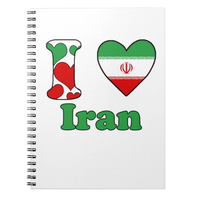 I Liebe Iran Notizblock (Vorderseite)