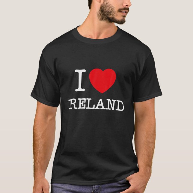 I Liebe Ireland Novelty Graphic T-Shirts (Vorderseite)