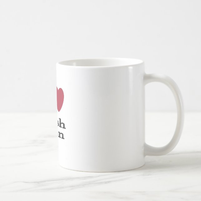 I Liebe-Iren-Männer Kaffeetasse (Rechts)