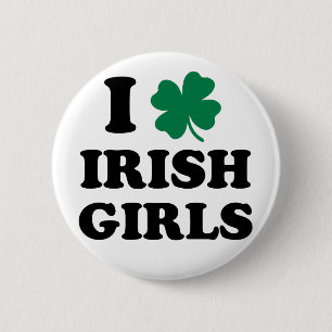 I Liebe Irish Girls Button