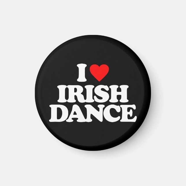 I LIEBE IRISH TANCE MAGNET (Vorne)
