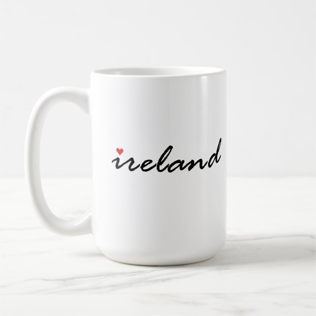I Liebe Irland Irisch Kaffeetasse (Links)