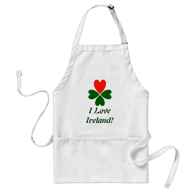 I Liebe Irland Schürze (Vorne)