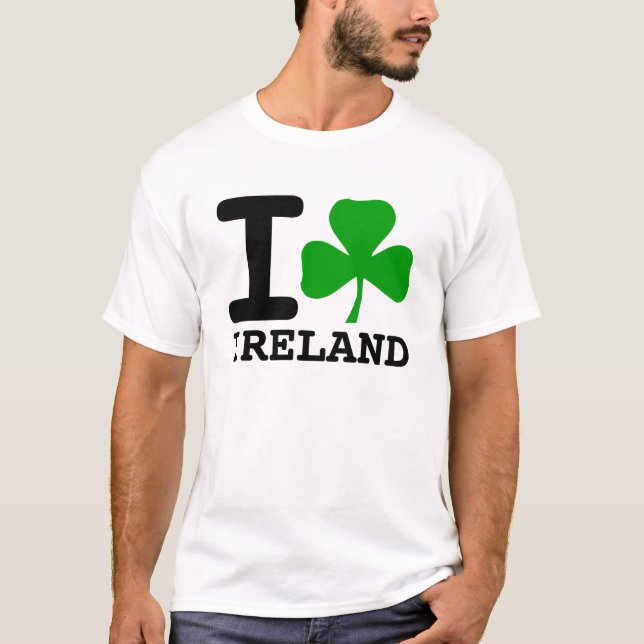 I LIEBE IRLAND T-Shirt (Vorderseite)