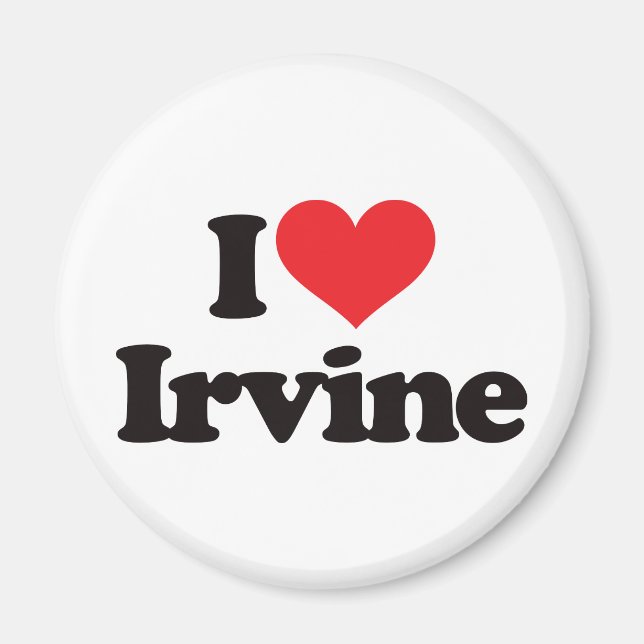 I Liebe Irvine Magnet (Vorne)