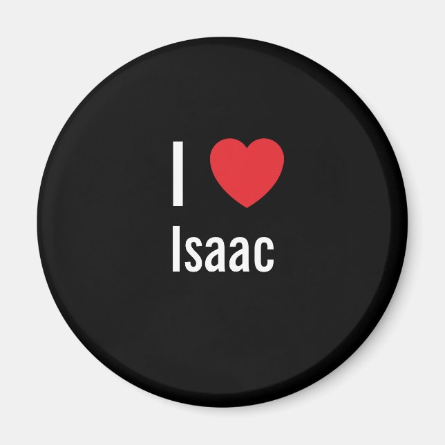 I Liebe Isaac Magnet (Vorne)