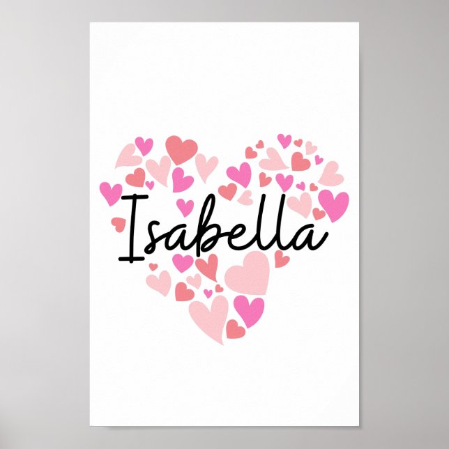 I Liebe Isabella Poster (Vorne)