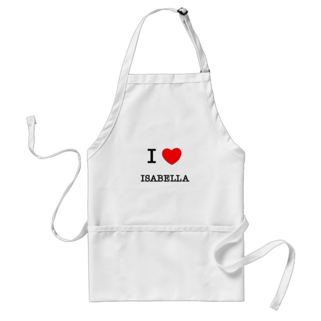 I Liebe Isabella Schürze (Vorne)