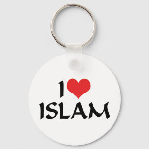 I Liebe Islam Schlüsselanhänger