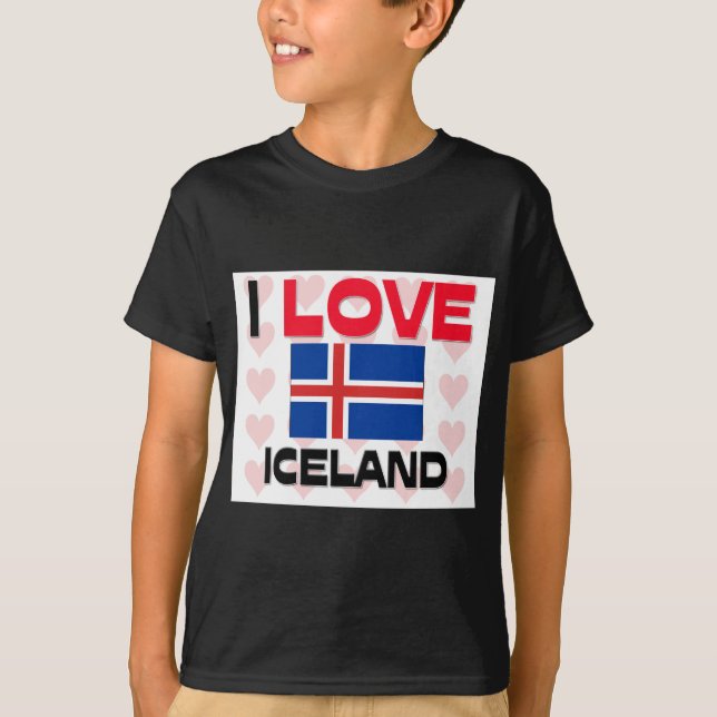 I Liebe Island T-Shirt (Vorderseite)