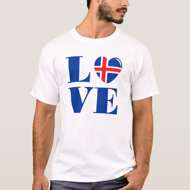 I Liebe Island T-Shirt (Vorderseite)
