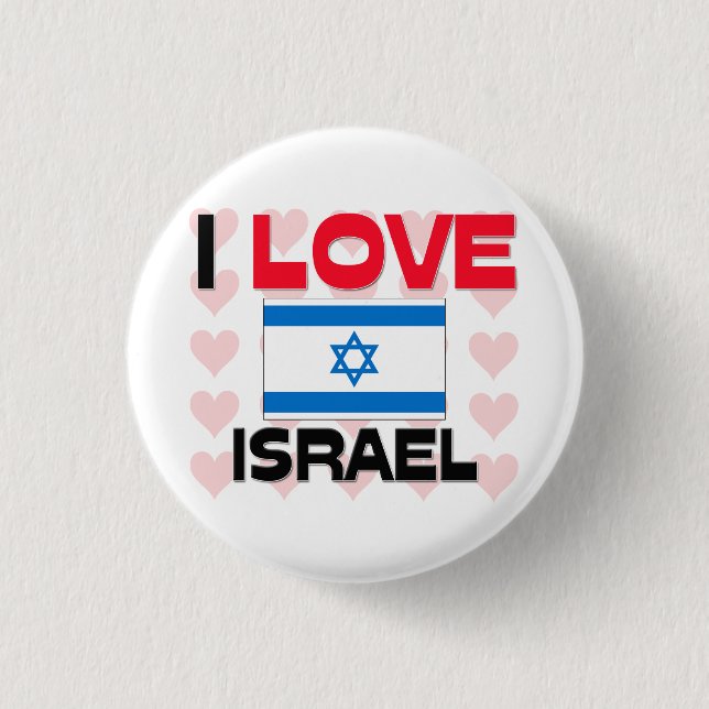 I Liebe Israel Button (Vorderseite)