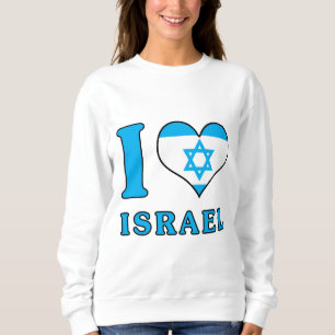 I Liebe Israel - Heiliges Land - jüdische Unterst Sweatshirt