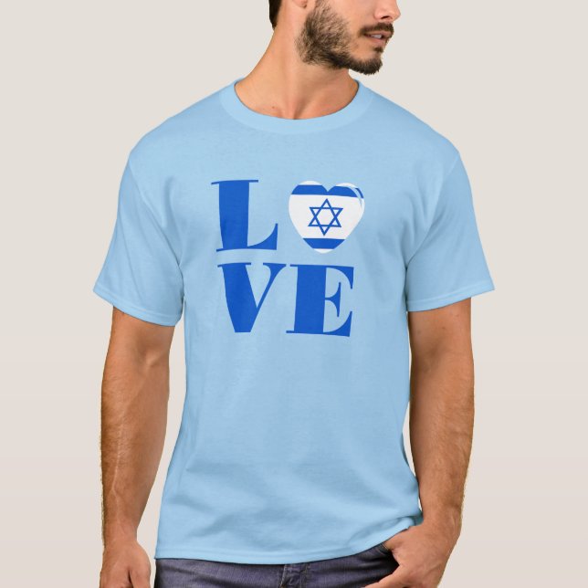 I Liebe Israel T-Shirt (Vorderseite)
