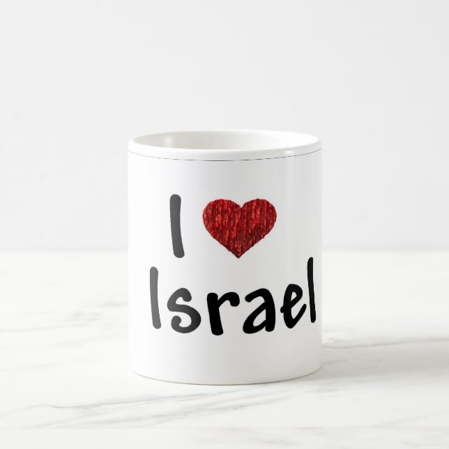 I Liebe-Israel-Tasse Kaffeetasse (Mittel)