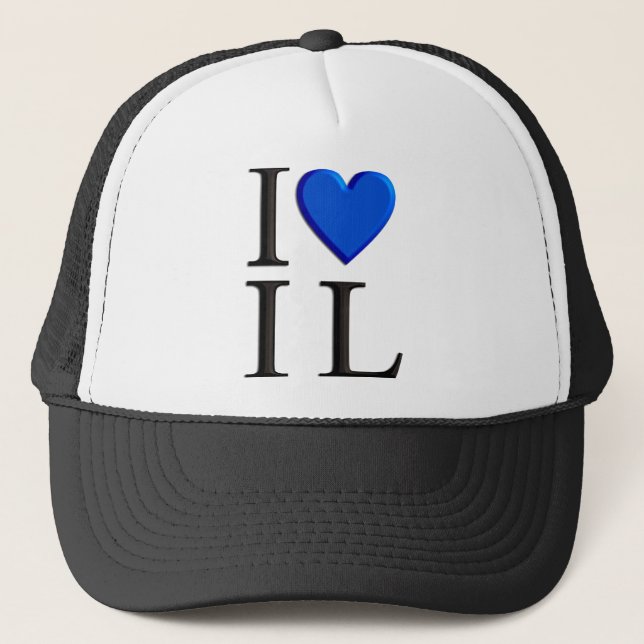 I Liebe Israel Truckerkappe (Vorderseite)