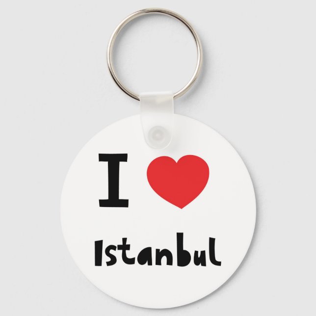I Liebe Istanbul Schlüsselanhänger (Vorderseite)