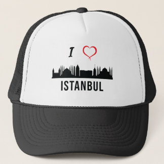 I Liebe Istanbul Skyline Türkisch Kurdisch Zazaki Truckerkappe