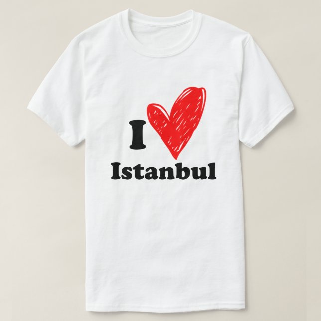 I Liebe Istanbul T - Shirt (Design vorne)