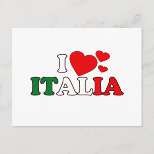 I Liebe Italia Postcard Postkarte