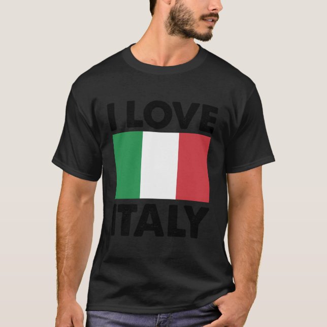 I Liebe Italien Herz Italien Familienreisen Italie T-Shirt (Vorderseite)
