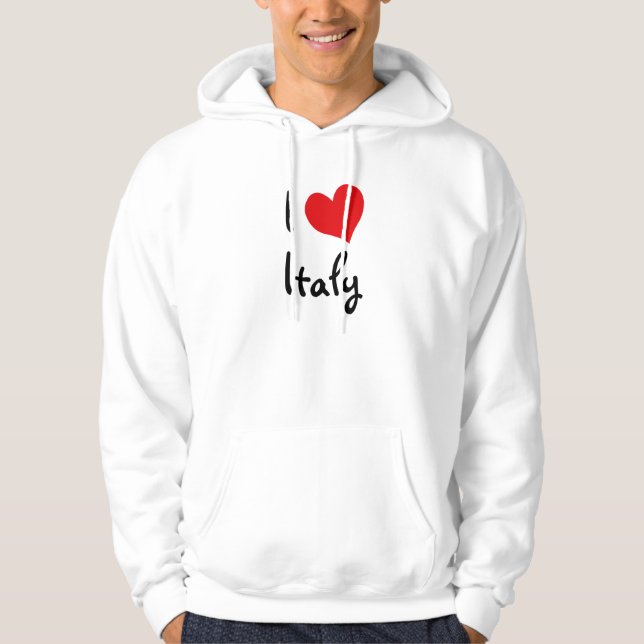 I Liebe Italien Hoodie (Vorderseite)