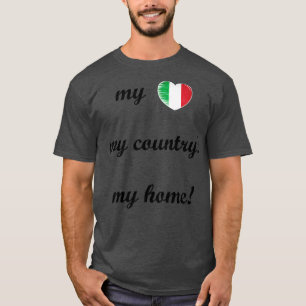 I Liebe Italien Meine Zuhause Mein Land 11 T-Shirt