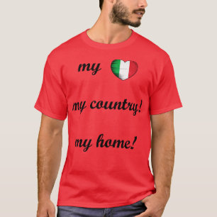 I Liebe Italien Meine Zuhause Mein Land 1 T-Shirt