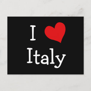 I Liebe Italien Postkarte