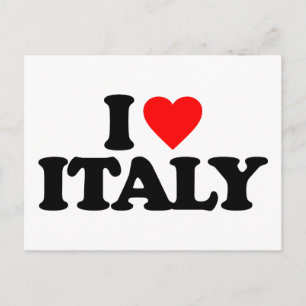 I LIEBE ITALIEN POSTKARTE