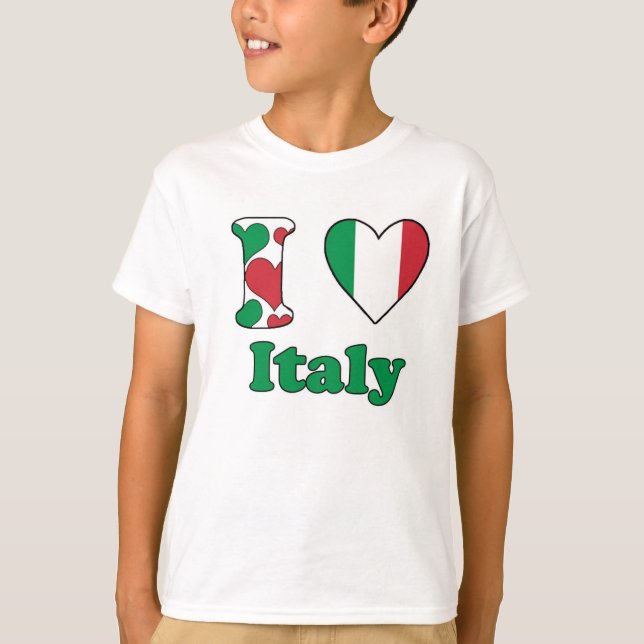I Liebe Italien T-Shirt (Vorderseite)