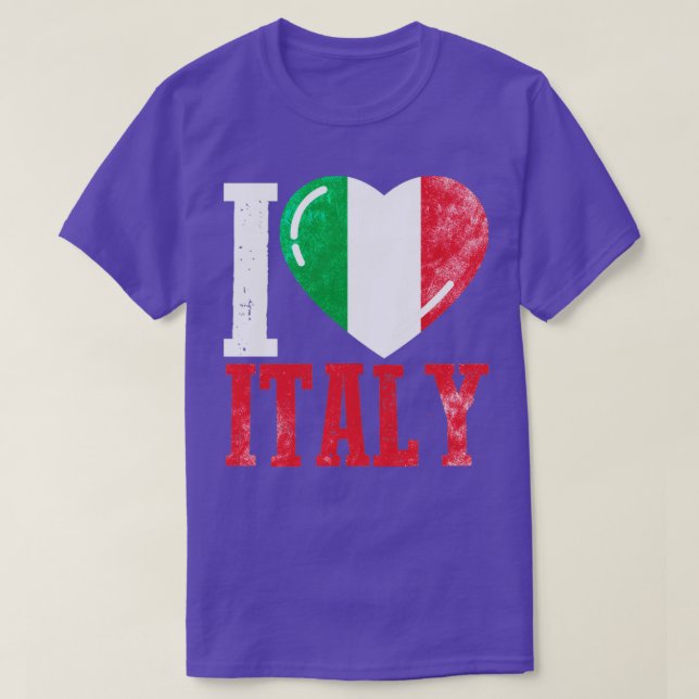 I Liebe Italien T-Shirt (Design vorne)
