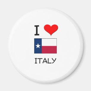 I Liebe Italien Texas Magnet