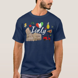 I Liebe Italien und alles Italienische Kulturgesch T-Shirt