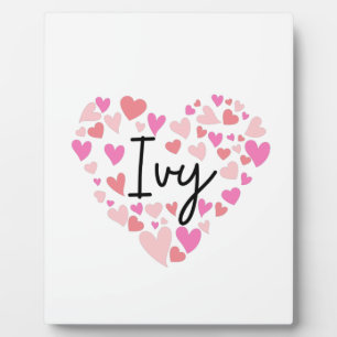 I Liebe Ivy Fotoplatte