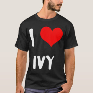 I Liebe IVY valentiner Typ Herzensgeschichte Jubil T-Shirt