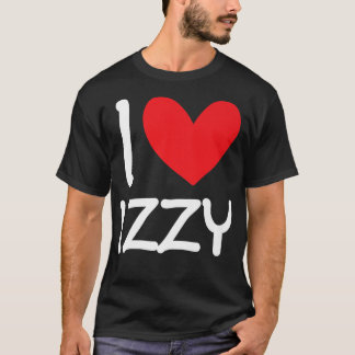 I Liebe Izzy Name Personalisiert Girl BESTE FREUND T-Shirt