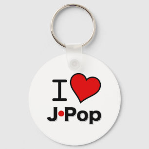 I Liebe J-Pop Schlüsselanhänger