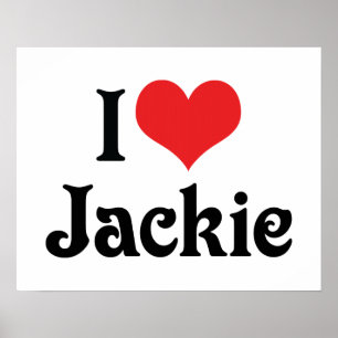 I Liebe Jackie Poster