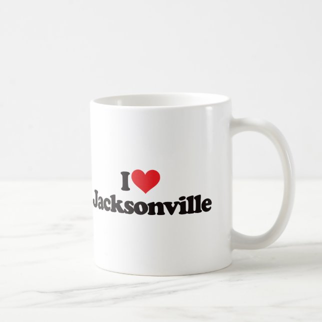 I Liebe Jacksonville Tasse (Rechts)