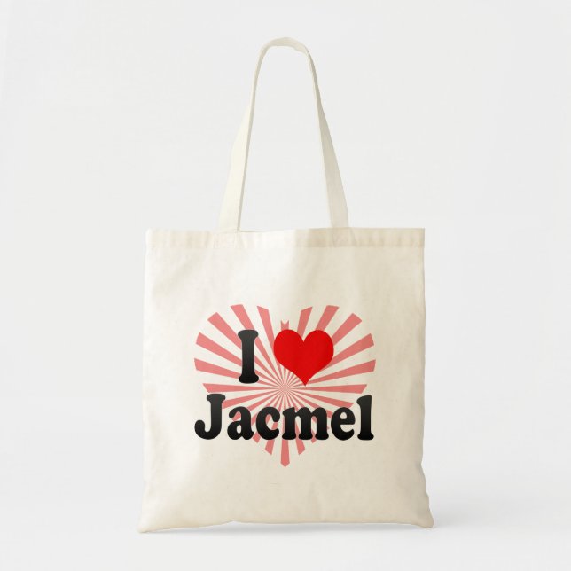 I Liebe Jacmel, Haiti Tragetasche (Vorne)