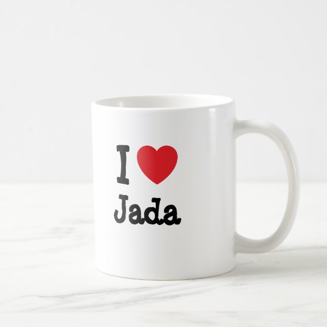 I Liebe Jada T - Shirt Kaffeetasse (Rechts)
