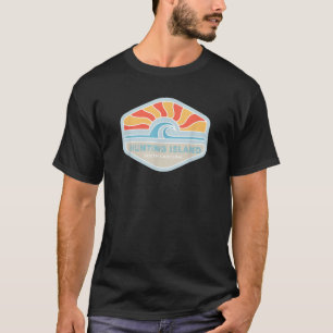 I Liebe Jagen Island Beach South Carolina Ocean W T-Shirt