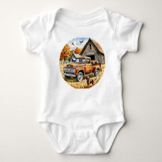 I Liebe Jagen mit Daddy, Herbstjagd, Herbst, Baby Strampler