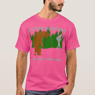 I Liebe Jäger lustige sarkastische Bärenjagd Campi T-Shirt