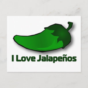I Liebe Jalapenos Postkarte
