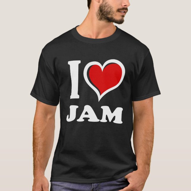 I Liebe Jam I Heart T-Shirt (Vorderseite)